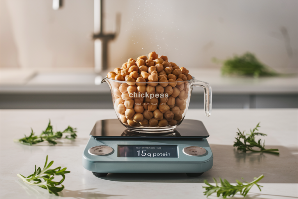 Marry Me Chickpeas high in plant-based protein with 15 grams per cup