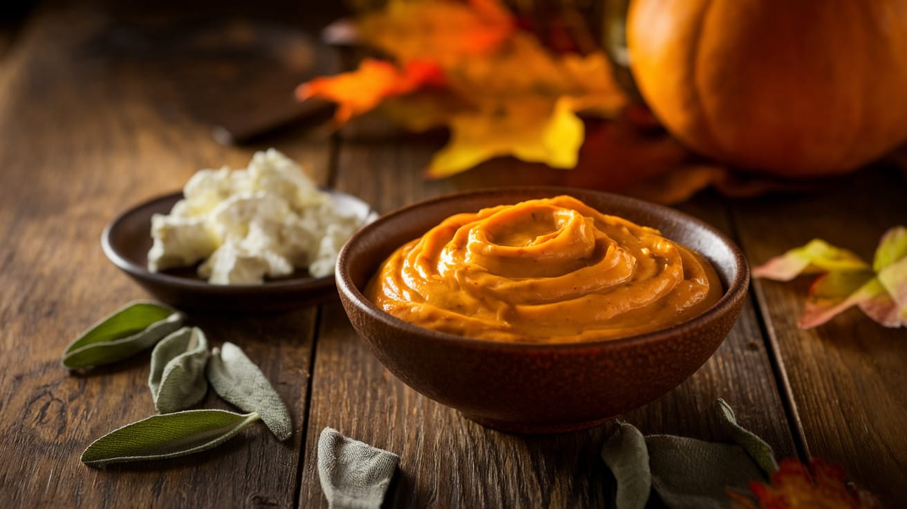 Pumpkin and Goat Cheese Sauce