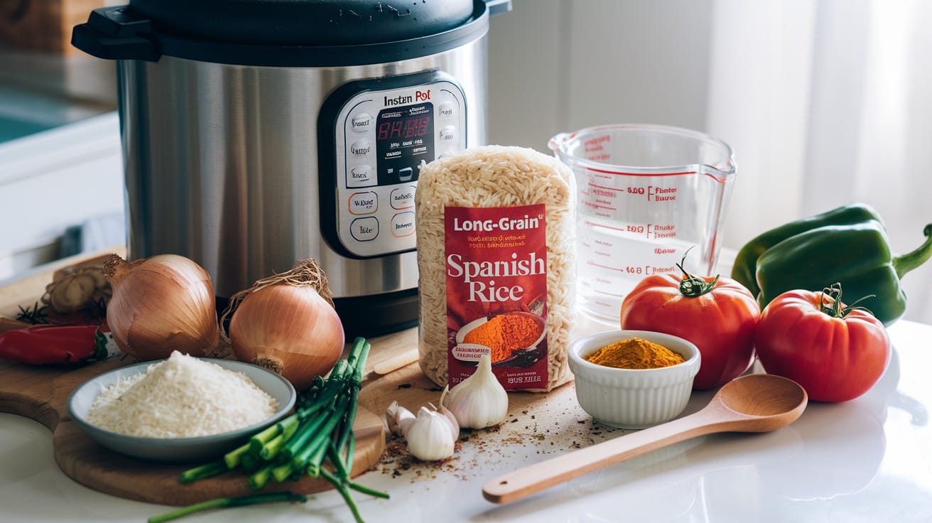 Ingredients for 5-Minute Spanish Rice