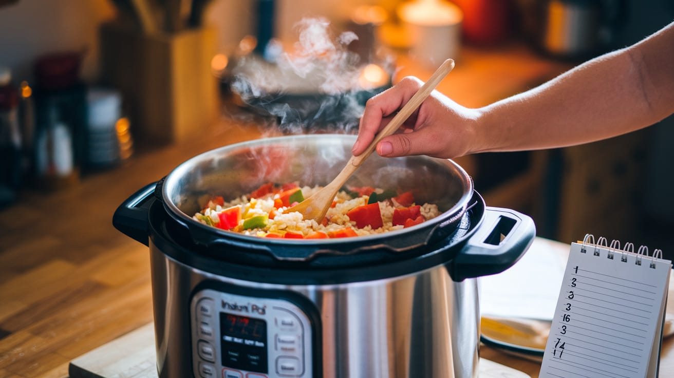 Step-by-Step Instant Pot Spanish Rice Method