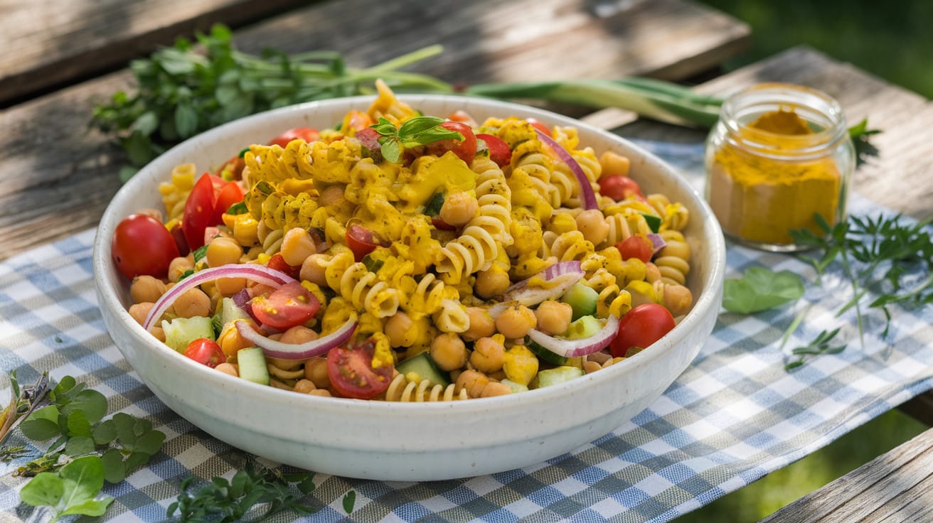 Curry-Spiced Pasta Salad