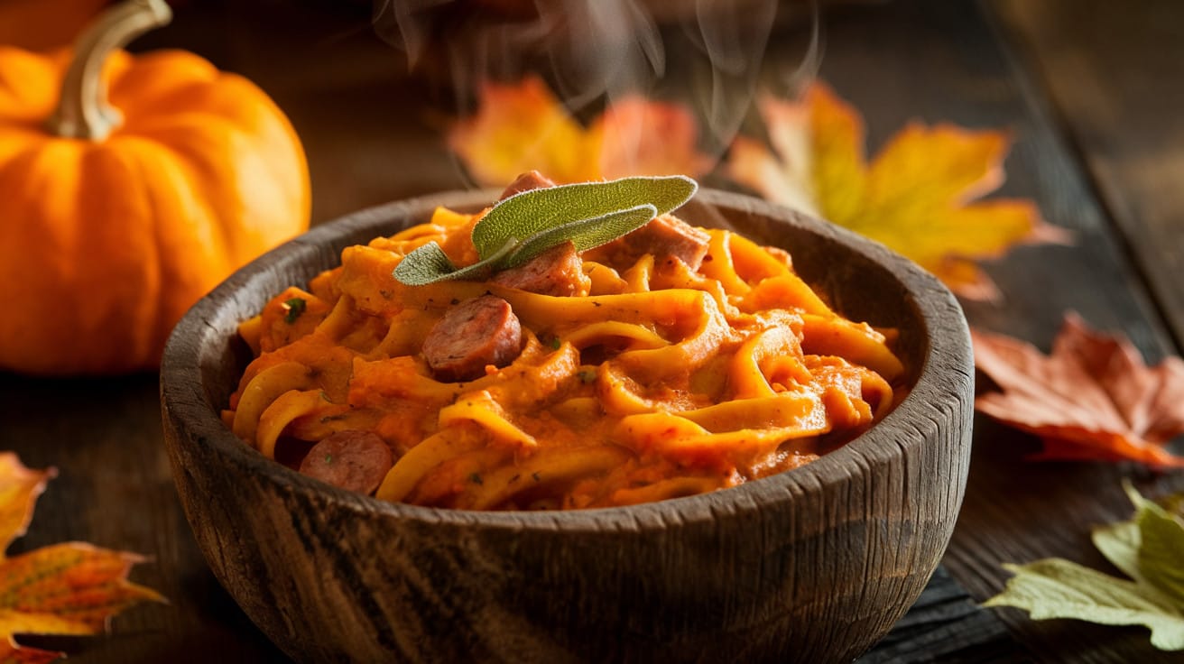 Savory Pumpkin and Sausage Ragu