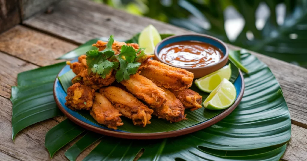 Banana Blossom Wings: An Exotic Alternative