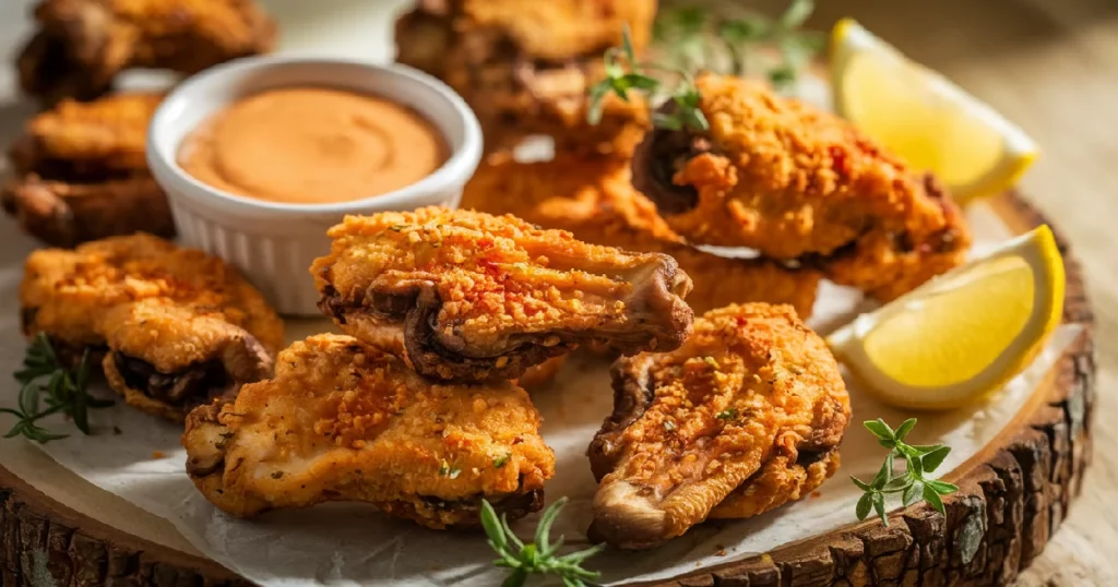 Mushroom Wings: Umami-Rich Delights