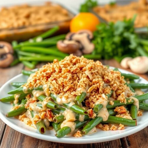 vegan green bean casserole