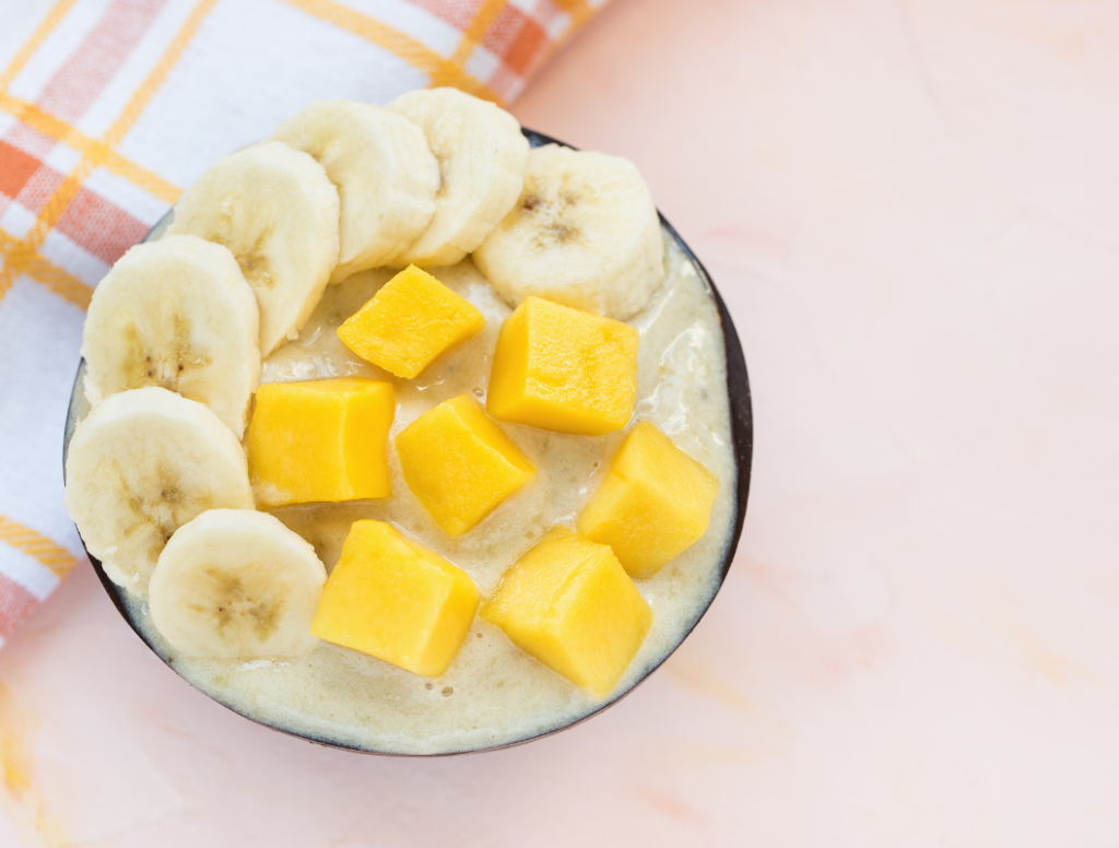 Vegan Banana Mango Ice Cream
